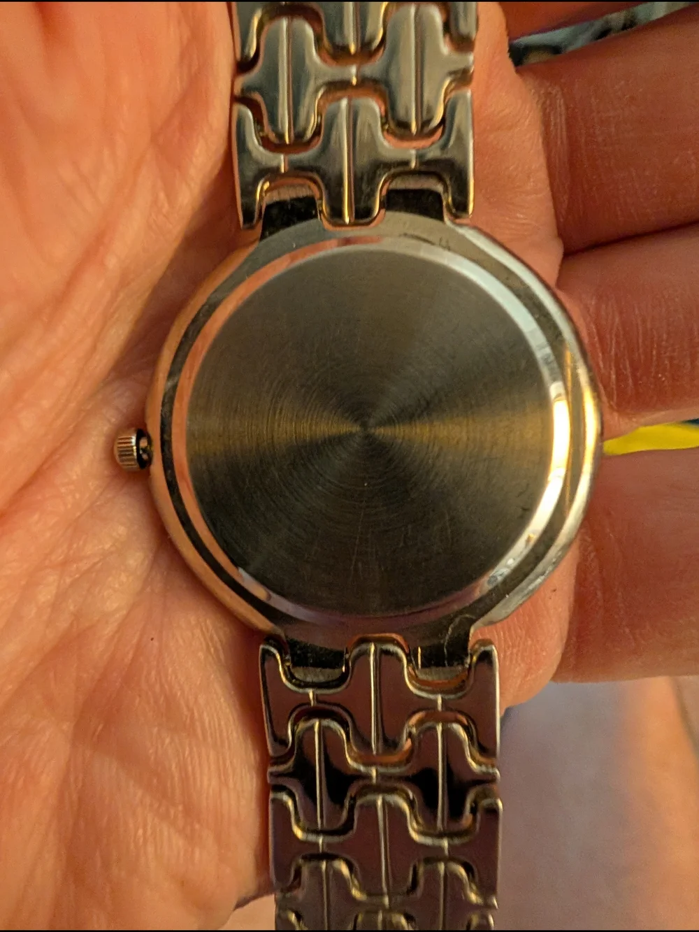 Triton Suisse Silver Quartz Bracelet Watch - White Dial With Brand New Battery